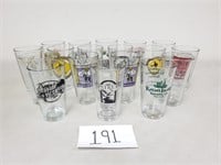 18 Assorted Beer Glasses (No Ship)