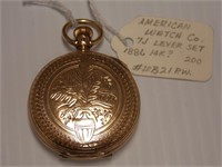 A.W. Waltham Pocket Watch (not running) (W17140)