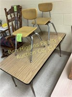 Laminate Table & 2 Chairs
