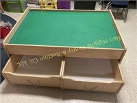 Play Table w/ 2 Pull Out Storage Drawers (nice)