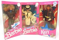 Military Barbie and Ken