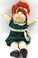 Redheaded Cabbage Patch Doll in Green Dress