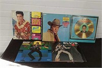 Vintage Elvis Presley LP record lot