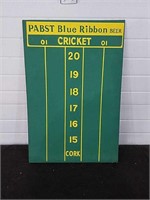 Pabst Blue Ribbon beer PBR hardboard chalkboard