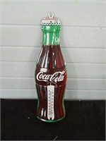 Coca-cola coke thermometer 17x5 soda advertising