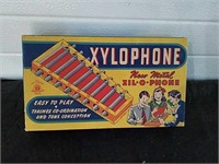 American toys metal xylophone toy In original box