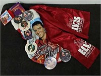 Vintage Elvis Presley Christmas stocking buttons