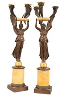 Magnificent Pair of Regency Bronze and Ormolu