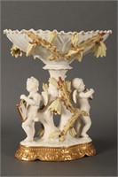 19th Century Moore Bros. Porcelain Centrepiece,