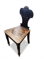 Regency Mahogany Hall Chair,