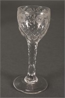 Georgian Style Wine Glass, c.1910,
