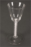 Georgian Double Series Opaque Twist Wine Glass,