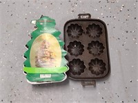 Cast Iron Muffin & Cast Christmas Tree Pans