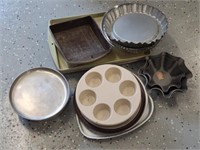 Lot of Miscellaneous Pans & Forms