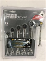 New ace gear wrench set