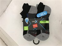 (2x bid) new boys cushion heel socks, 9-2 1/2