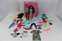 1980's Kira Barbie & Ken Dolls with Carrying Case