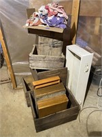 Assorted Lot of Wooden Boxes/Crates
