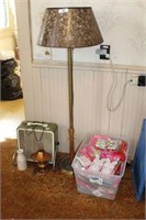 Floor Lamp, Small Box Fan, and More