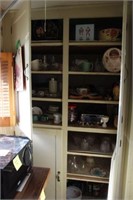 Cabinet of Kitchenwares and Collectibles