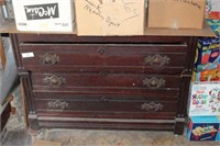 Three-Drawer Antique Dresser