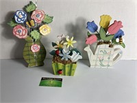 Wooden Springtime Flower Decorations