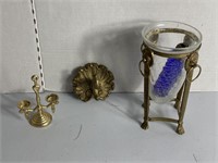 (3) Assorted Metal Decorative Elements