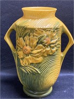 Vintage 1930’s Roseville Art Pottery Peony Double