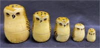 Owl nesting doll