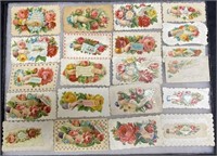 Tray of Victorian Calling cards