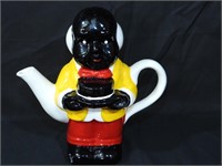 Black  Americana Teapot
