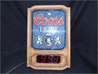 Coors Light Sign