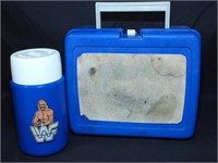 VINTAGE 1987 WWF HULK HOGAN LUNCHBOX AND THERMOS