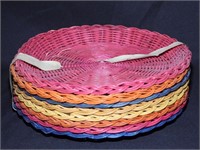 Colorful Basket Plates