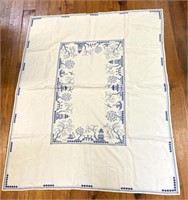 Beautiful hand made table cloth 64 1/2”x50 1/4”,