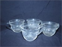 Crystal Sunburst Cups