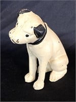 Vintage RCA Victor nipper the dog cast iron bank