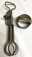 Vintage beater and biscuit cutter