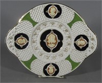 Italian Ceramic Cameo Plate