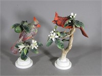 Pair of Royal Worcester Dorothy Doughty Cardinals