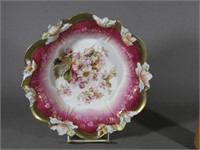 RS Prussia Style Bowl w/ Roses / Unmarked