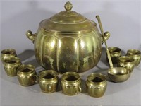 Large Copper Pot w/ Cups by Ignatius Taschner