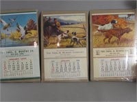 Salesman's Sample Hunting Calendars
