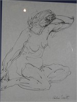 Female Figure Drawing by Paulina Everitt