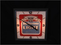 Budweiser Clock Sign