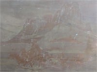 Large Copper Printing Plate / Men on Horses
