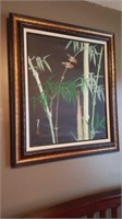 Oriental Framed Canvas Picture