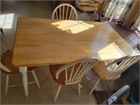 Wooden Table & 6 Chairs