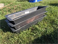 (3) 24"x8" Poly Gate Mounted Feeders
