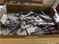 Open-End Wrenches, Screw drivers, etc.